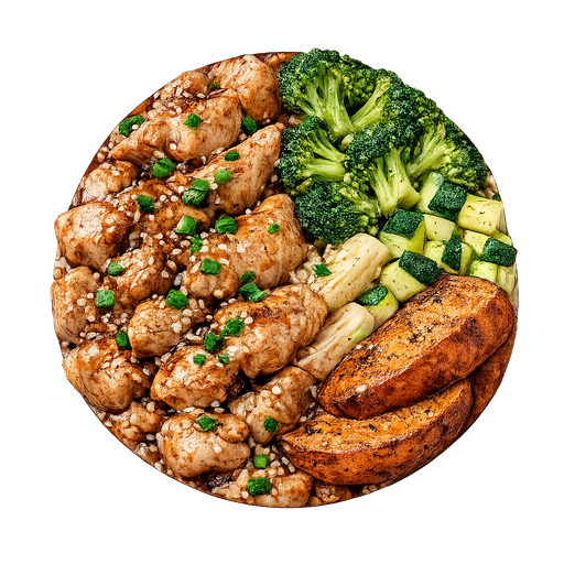 Pollo al sillao con verduras