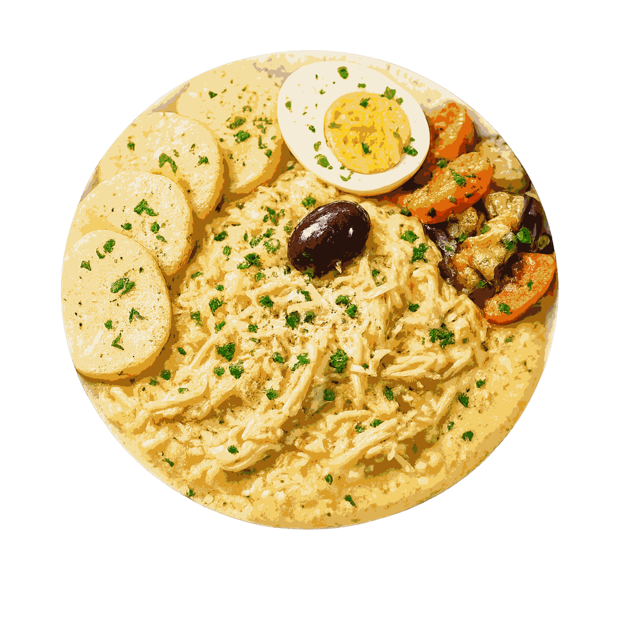 Ají de pollo ligero